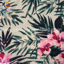 Cotton Linen Printed Fabric for Shirt Bags Garment (GLLML129)